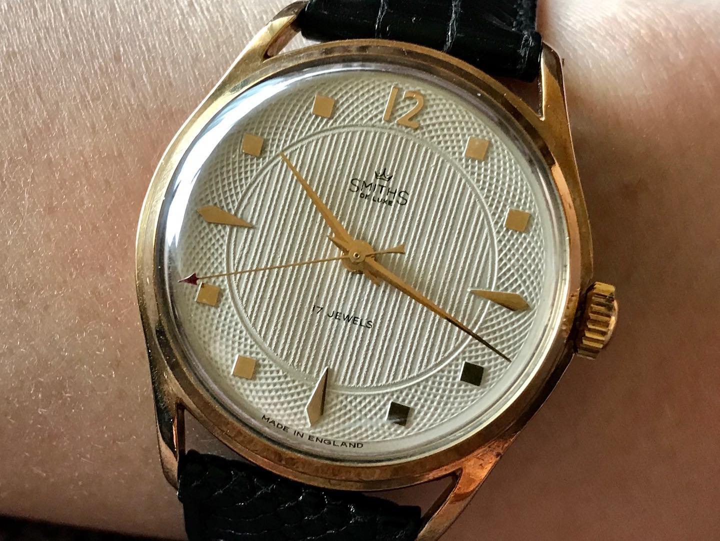 超美品メンズ 腕時計 LUX Moment Watch ブラウン 腕時計(アナログ)